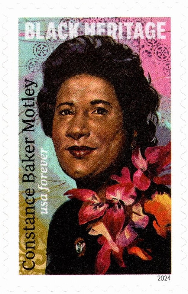 USA 2024 CONSTANCE BAKER MOTLEY IN MEMORY 20 FOREVER STAMPS SCOTT 5830 MNH