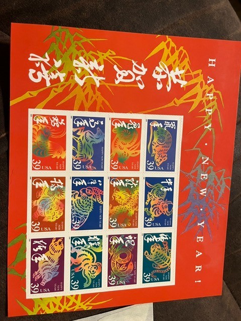 3997 Chinese New Year. 39c complete sheet of 12. MNH. free shipping