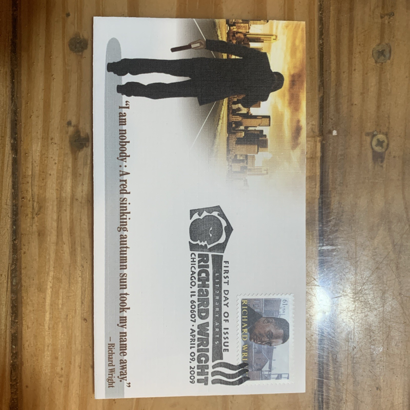 2009 First Day of Issue – Stamp – Richard Wright