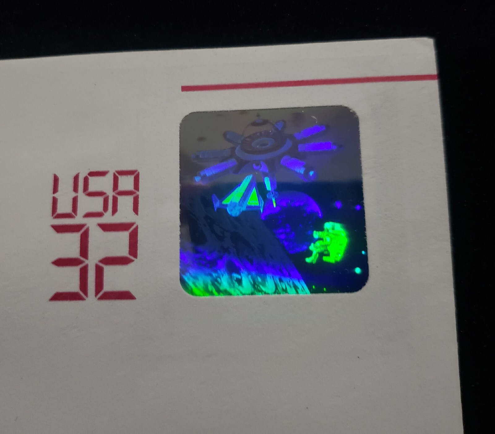 Hologram Stamp 32 Cents Holographic Stamped Envelope