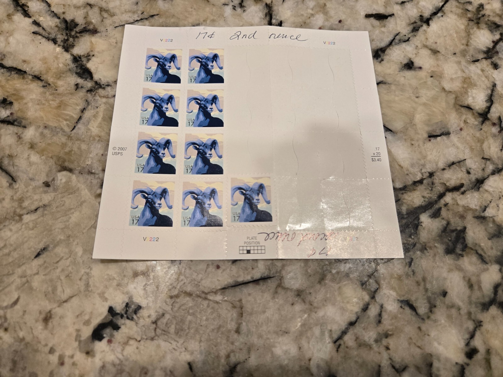 USPS Postage Stamps Collection: Wildlife, Presidents, Clock, Tiffany Lamp, etc.