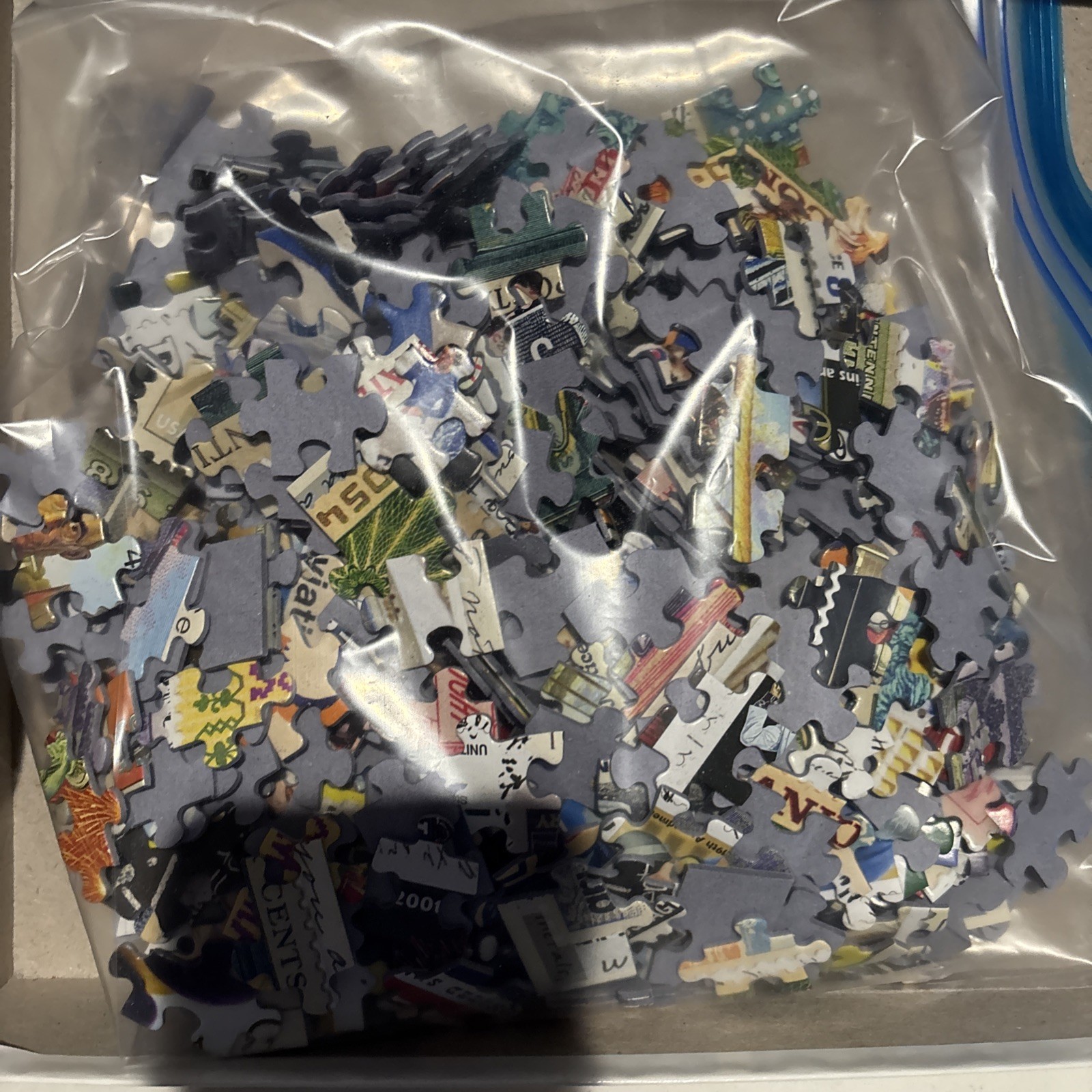 White Mountain Puzzles 1238 Classic STAMPS 550piece Jigsaw Puzzle
