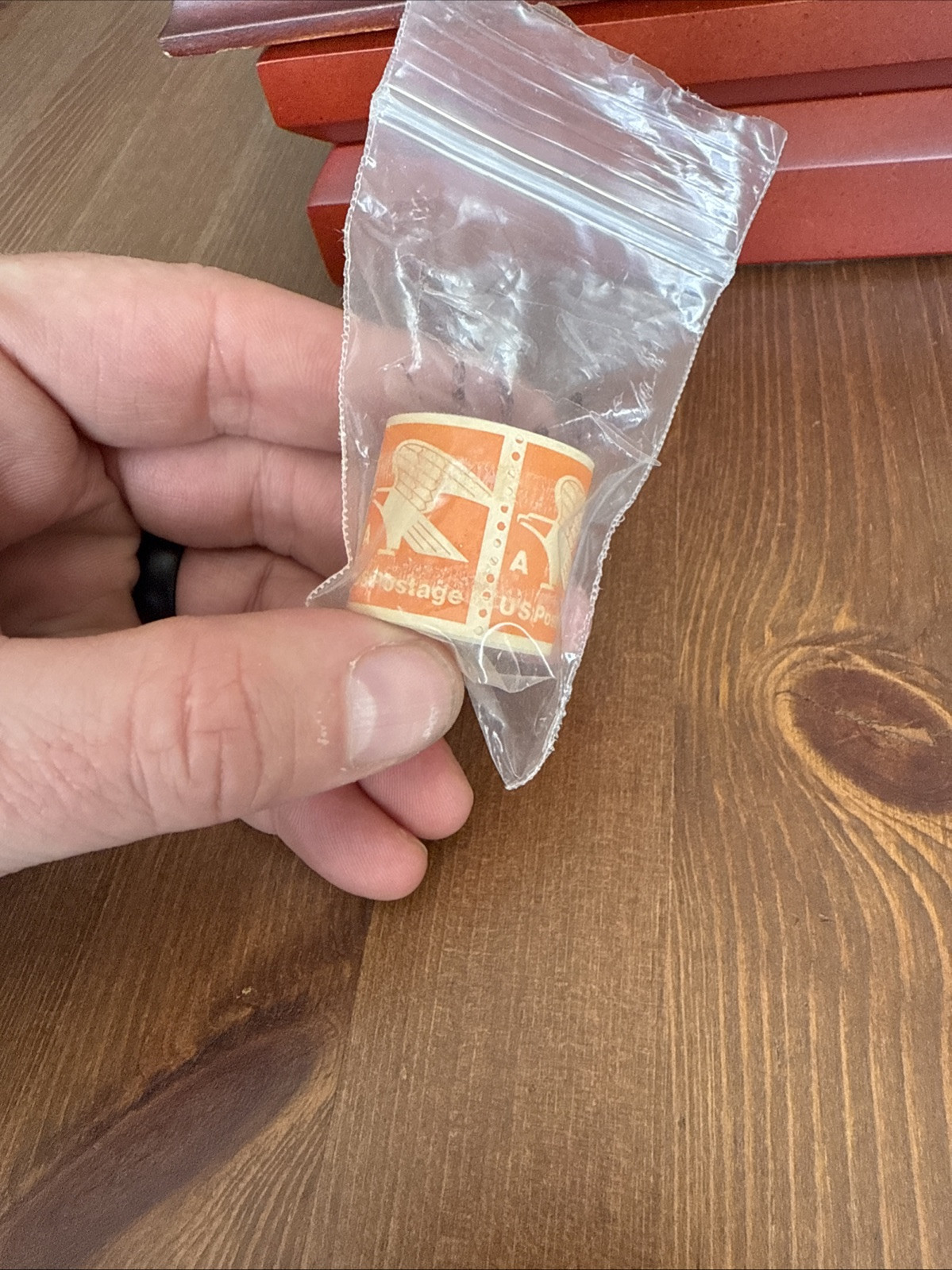 ORANGE EAGLE A RATE–Roll of 100 Collectible Unused 1978 Stamps