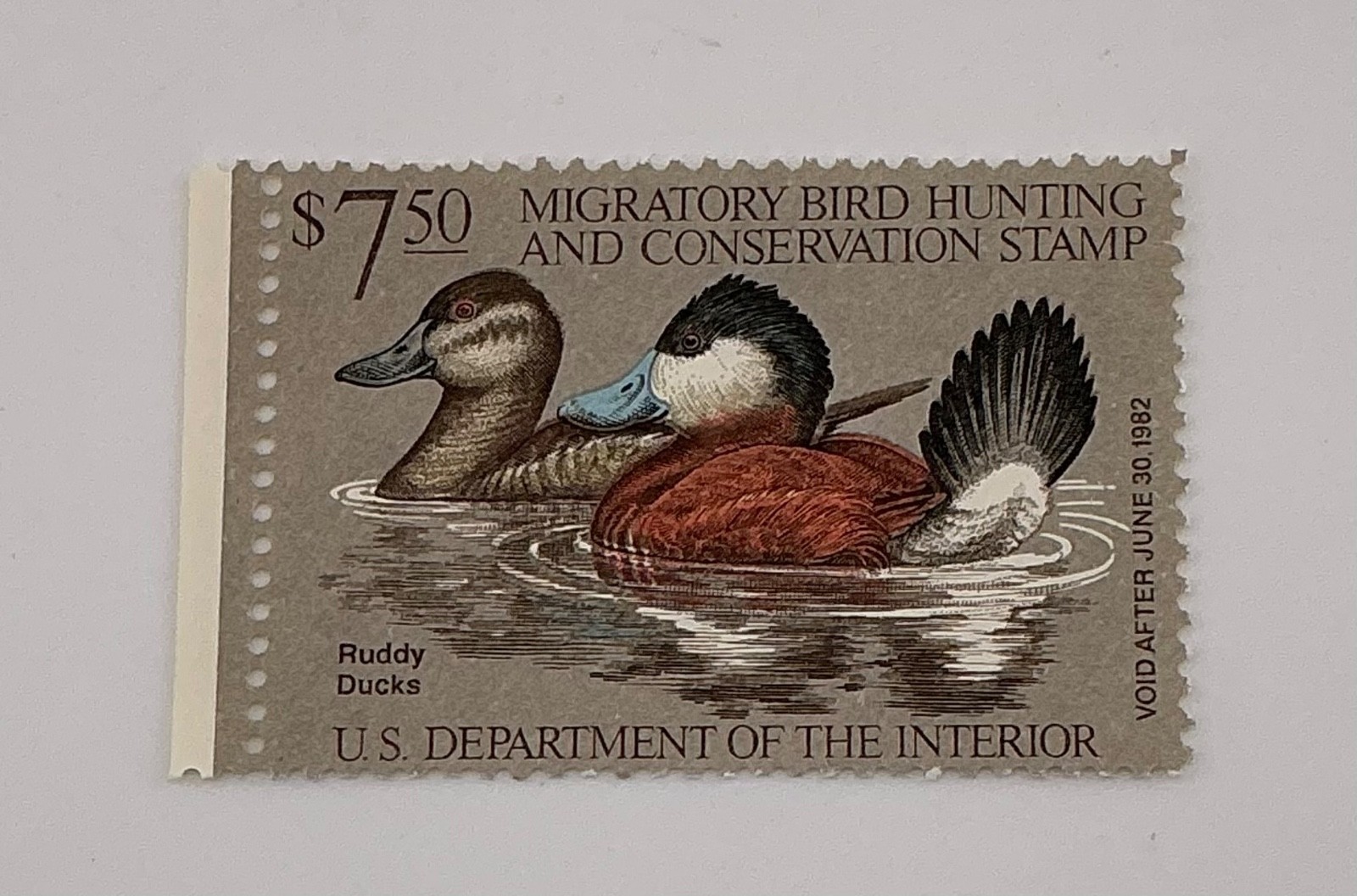 1981 US Federal Scott #RW48 Ruddy Ducks United States MNH