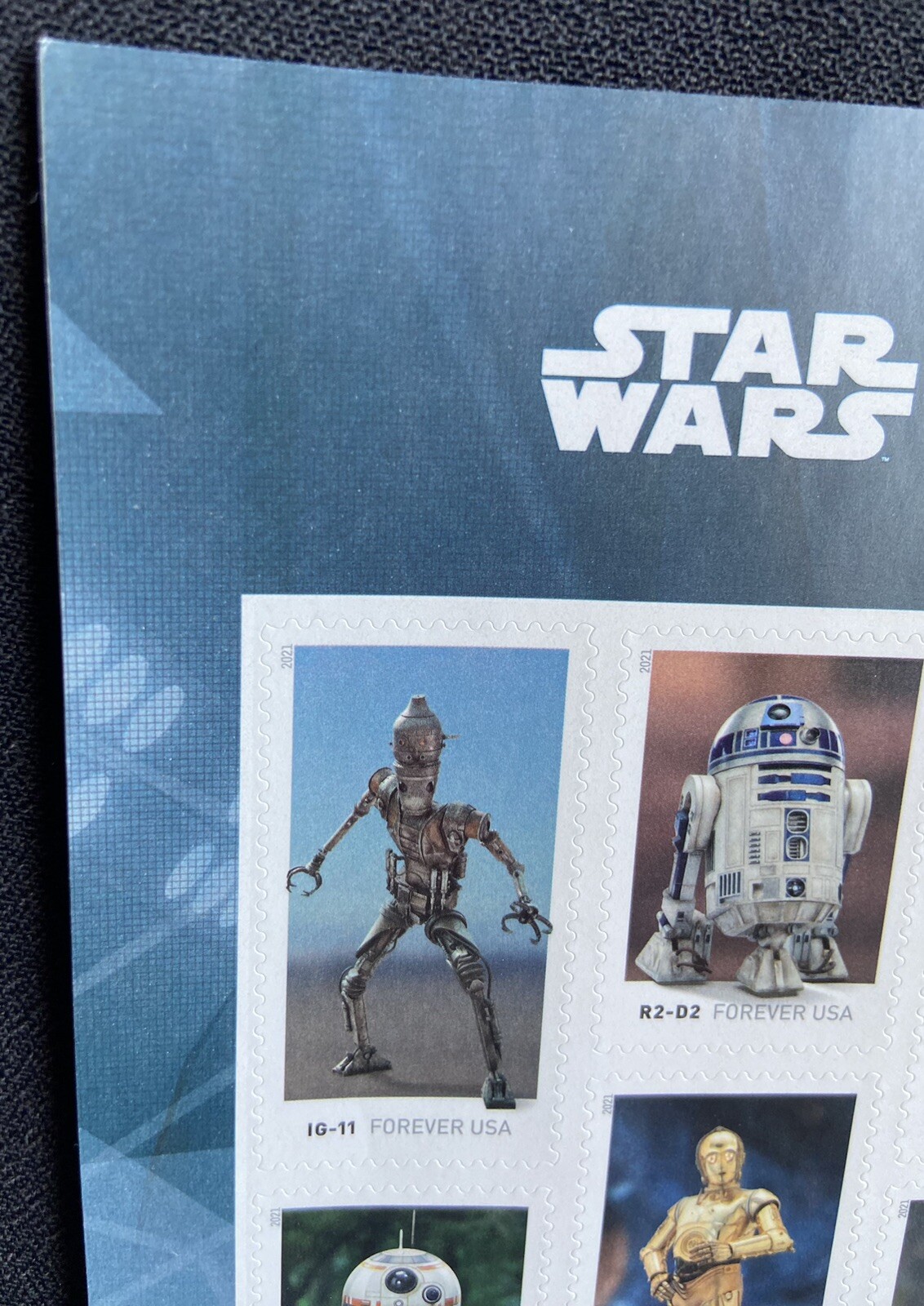 US Scott Sheet of20 Star Wars Droids USPostal 1stClass Forever Stamps NevrHinged