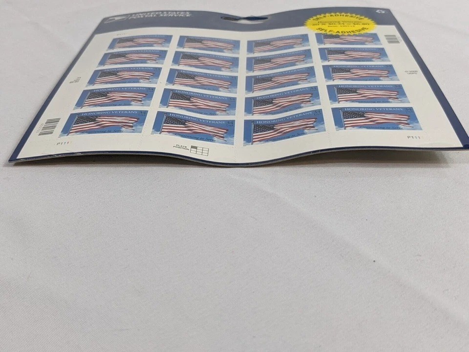 United States Postal Service USPS Postage Stamps Honoring Veterans Self Adhesive