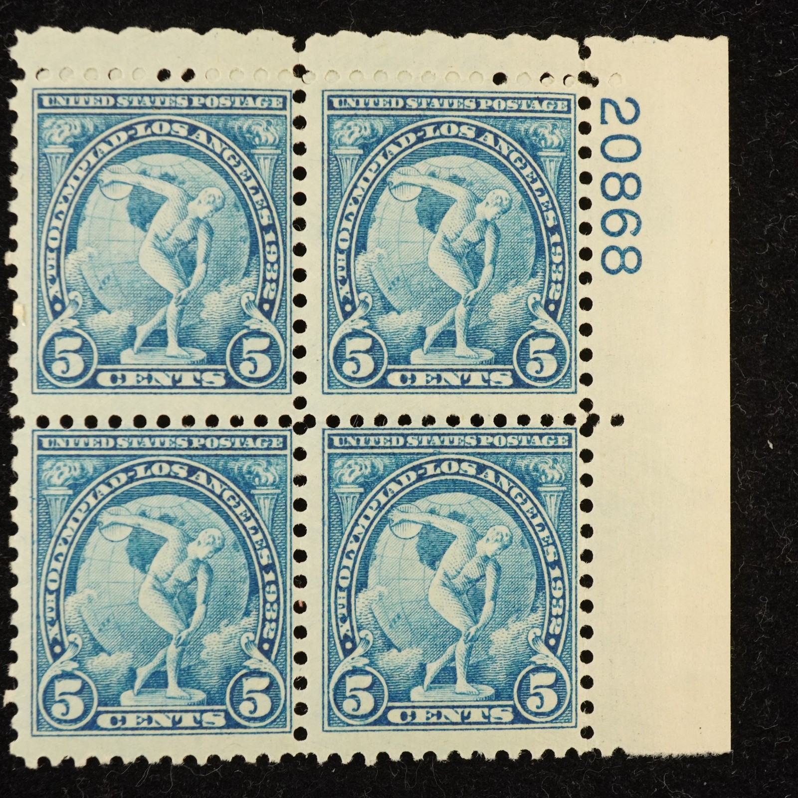 Collection of 1932 2c, 3c & 5c Olympic Winter Games Stamps, MNH – Free Ship USA