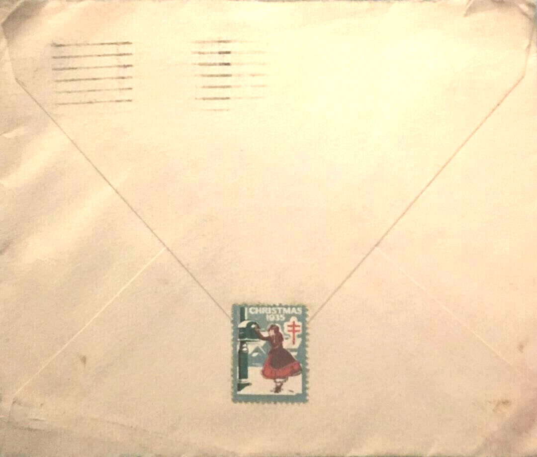 DEC 20 8 PM 1935 – 2 cents canceled Washington stamp on U.S. envelope #200-KBR