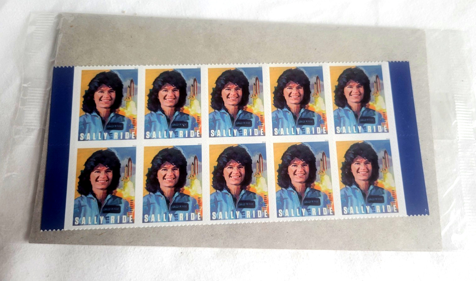US Sally Ride Forever Stamps Sheet of 10 #5283 – In Original Plastic