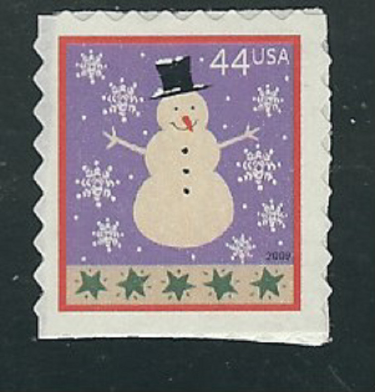 Scott # 4430…44 Cent…Christmas/Snowman