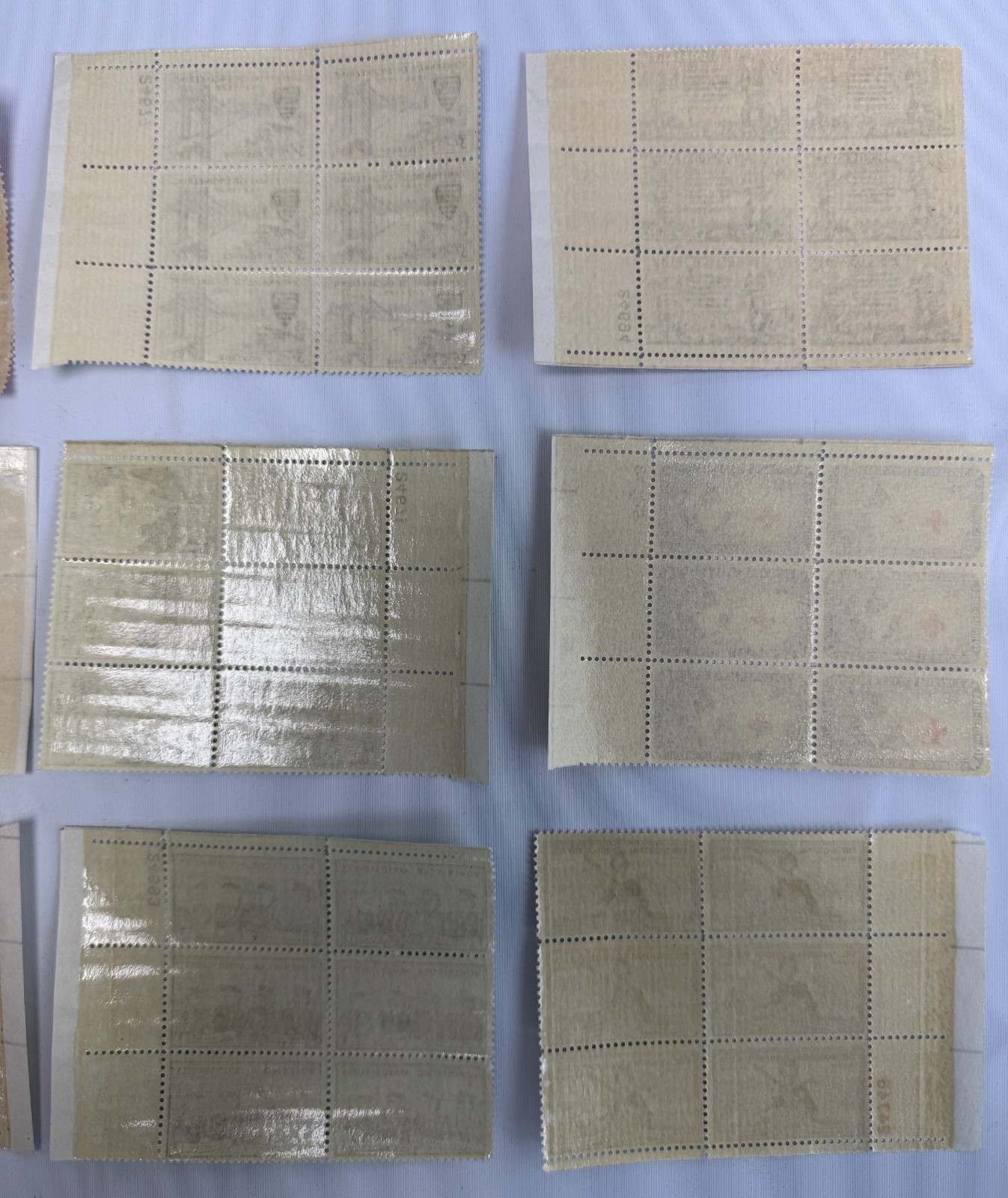 Vintage U.S. Commemorative MNH Plate Blocks Collection 54 Stamps 1952–1954