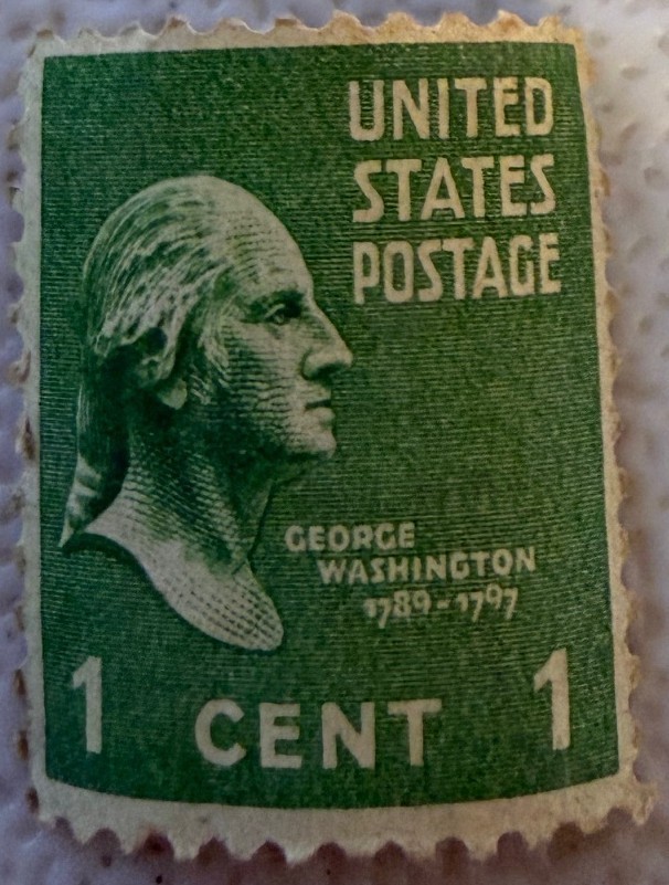 1 CENT – UNITED STATES POSTAGE – George Washington MNH condition! Unused!!