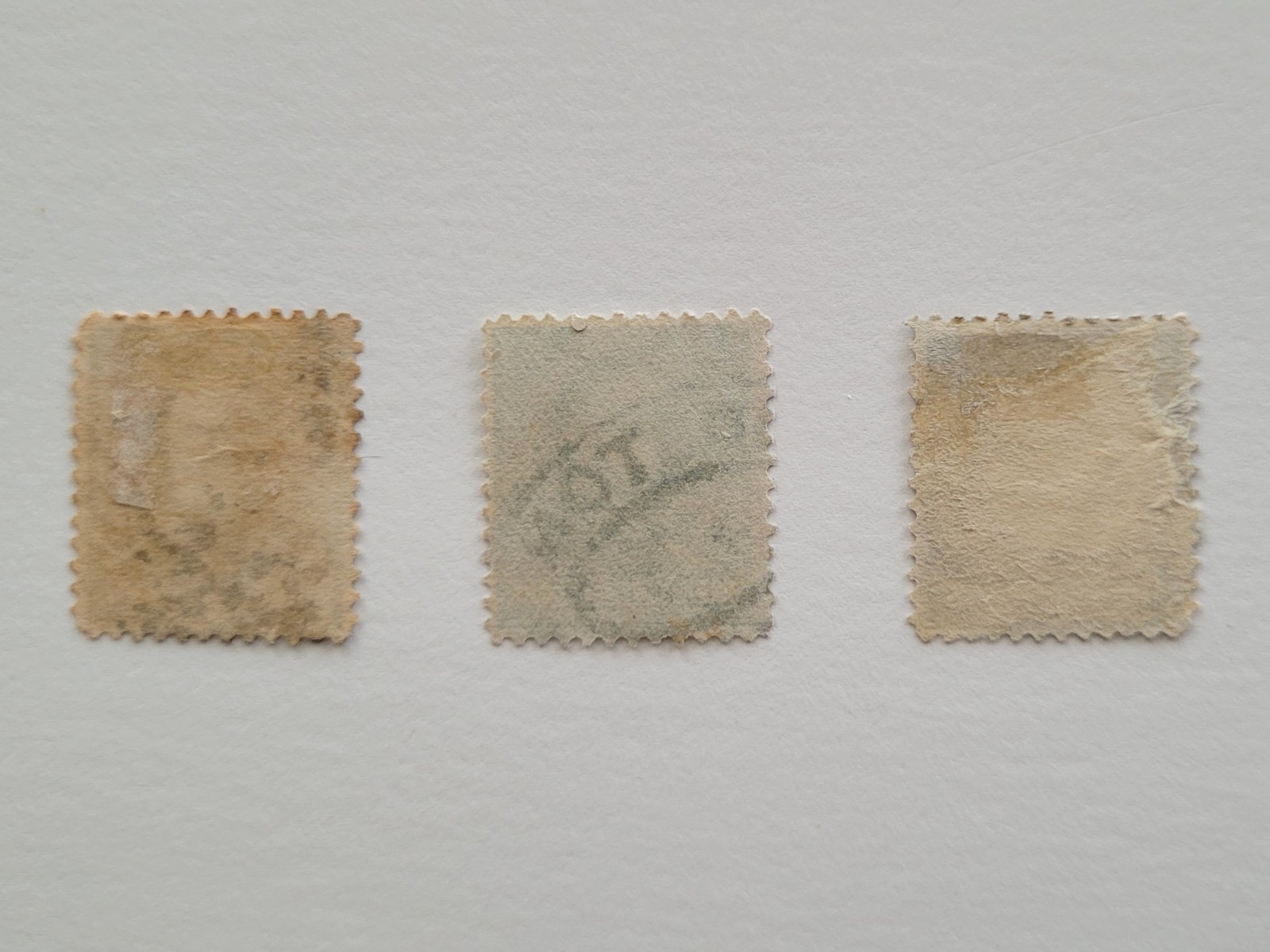 US Scott #225 #258 #259 Used 1890-94 Sherman 8c Webster 10c Clay 15c Bureau ABN