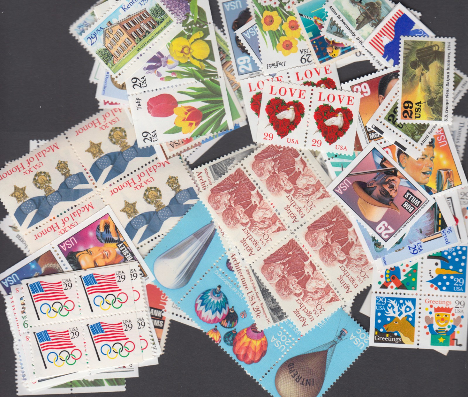 Face Value 78c x 60, 3 stamp combo 2x29c+20c=78c Total FV = $46.80 Free Shipping