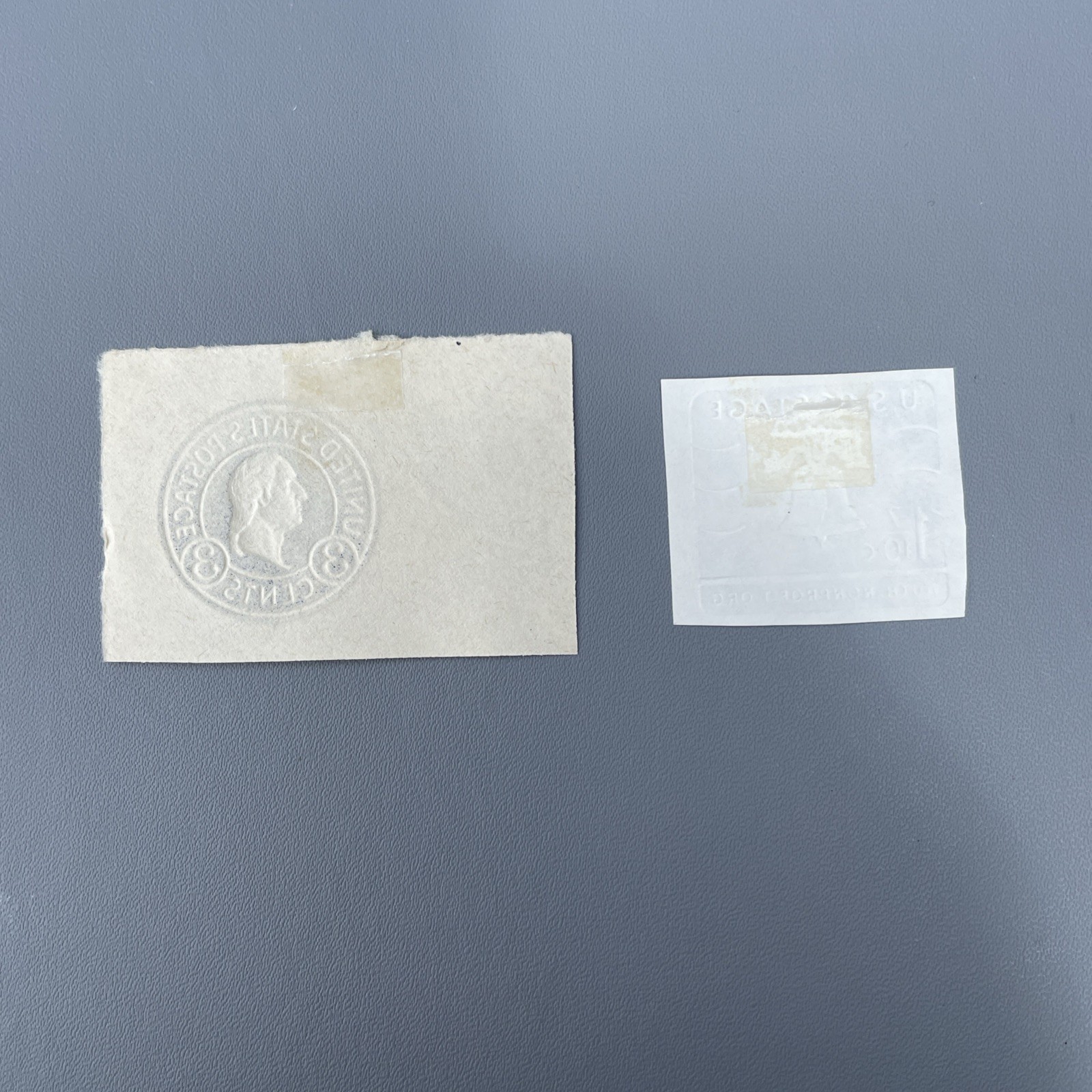 USA Selection of cancelled embossed postal stamps various years – unused hinged