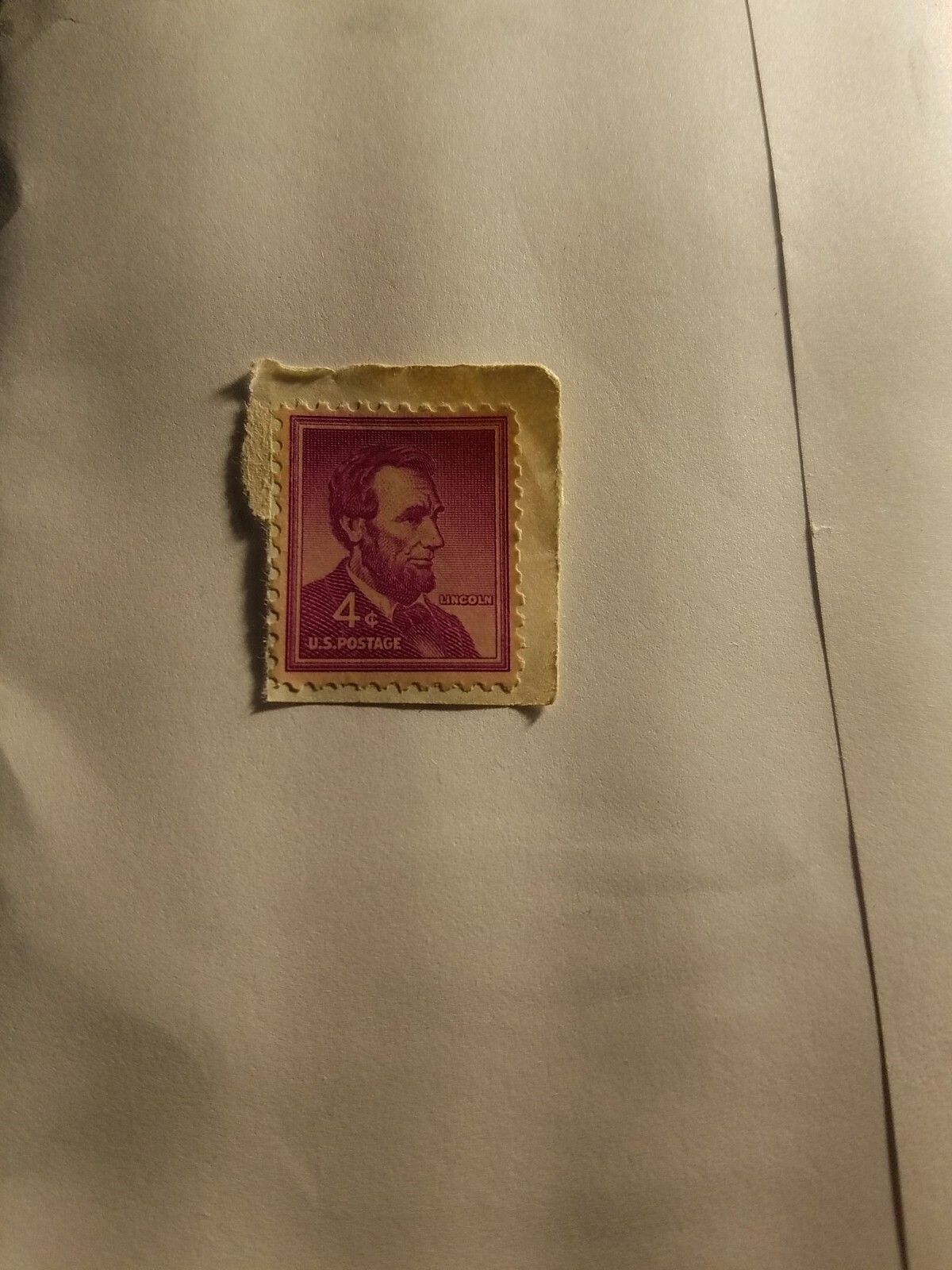 Postal stamp Lincoln
