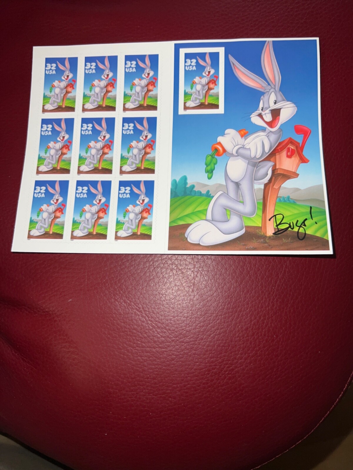 See Photos. Bugs Bunny 32c Booklet Postage #3137 MNH