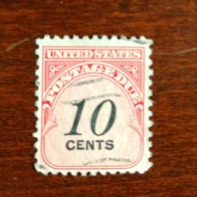 10 cent postage due stamp 1959 used