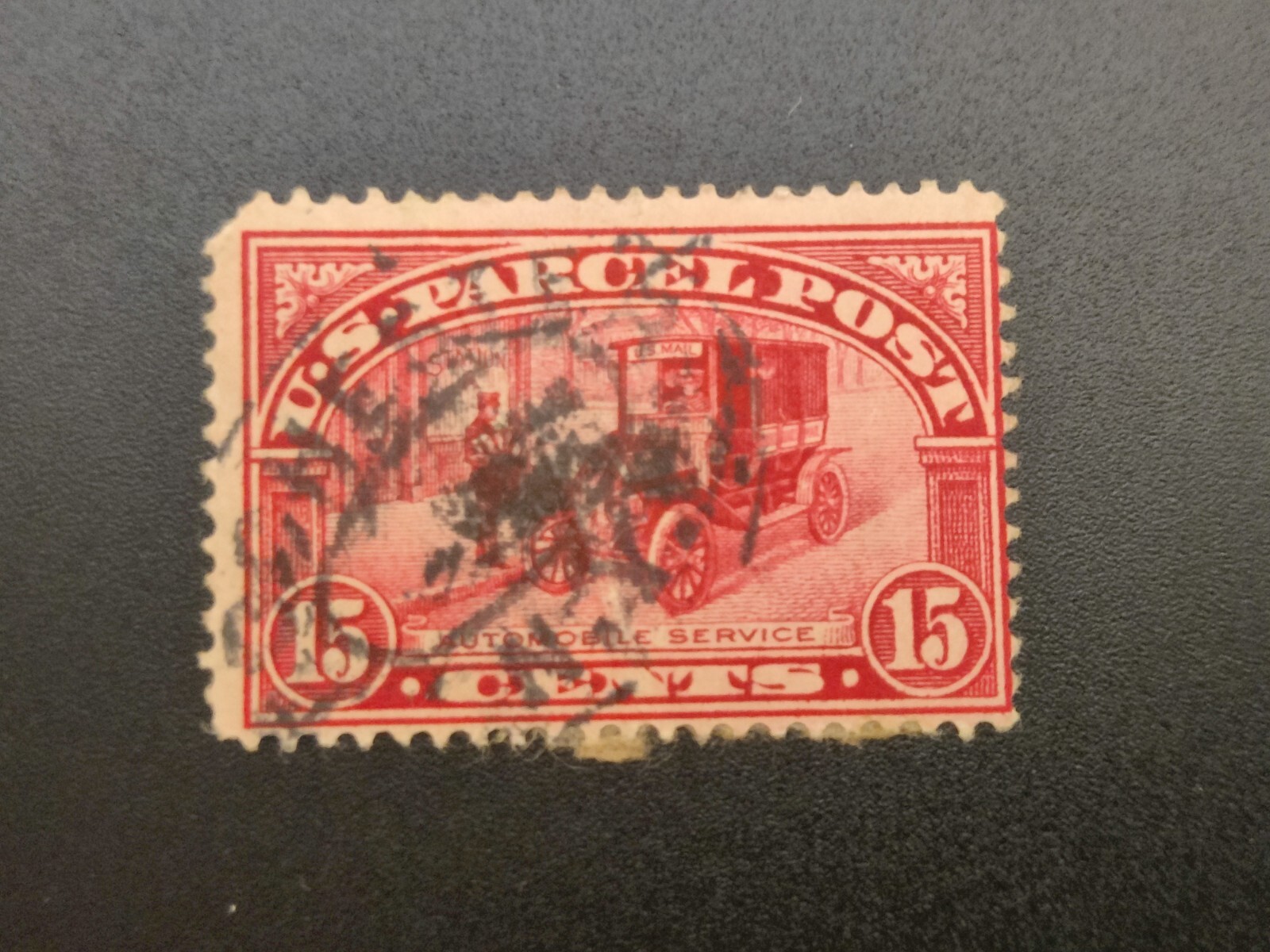 US Scott Q7 15c Parcel Post Automobile 1913 Used