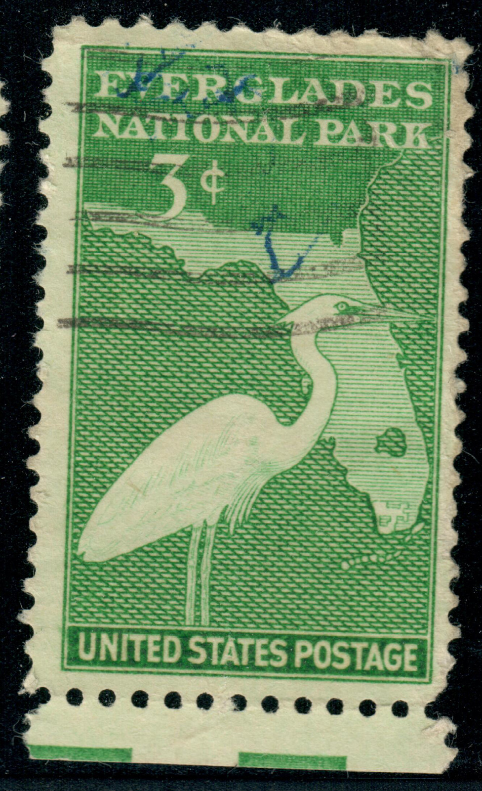 USA – 1947 – Everglades National Park – Ardea herodias occidentalis – 3¢ – #2931