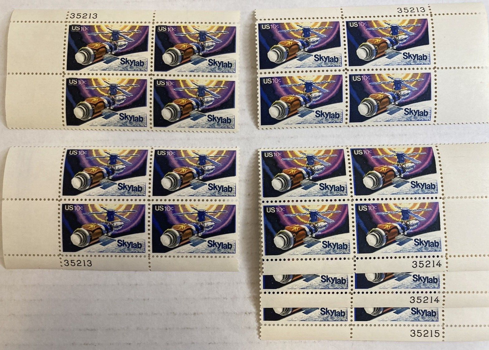 4 US postage stamps No. 1529 – SKYLAB – 10 cent – you pick.