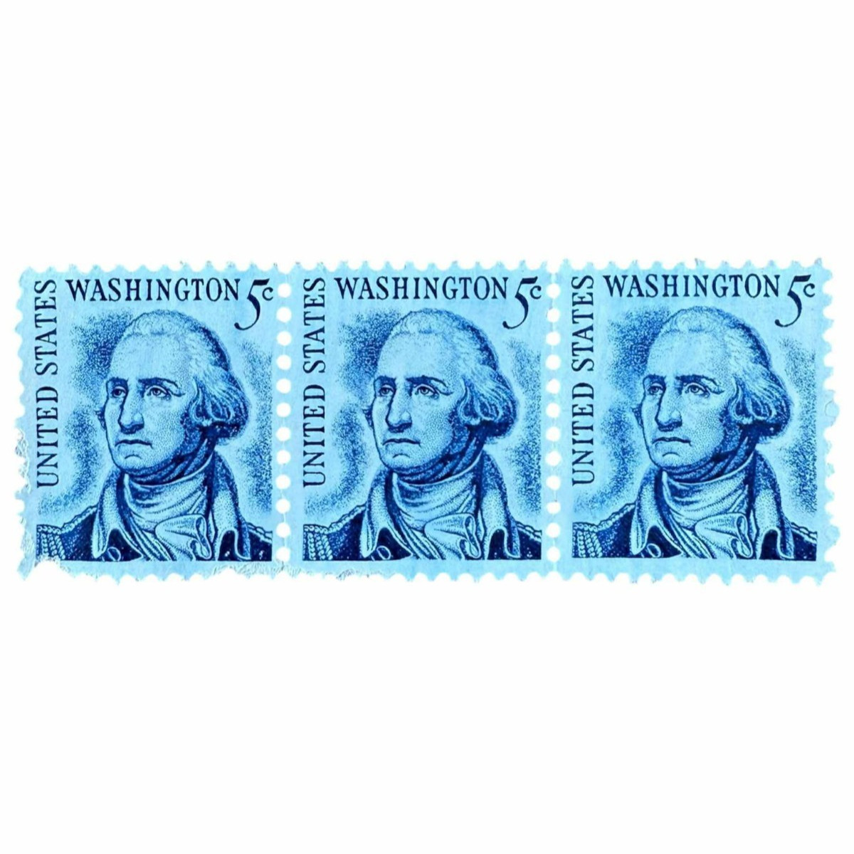 Vintage Stamp – 1966 5c George Washington (3 PCS) set / Free Shipping