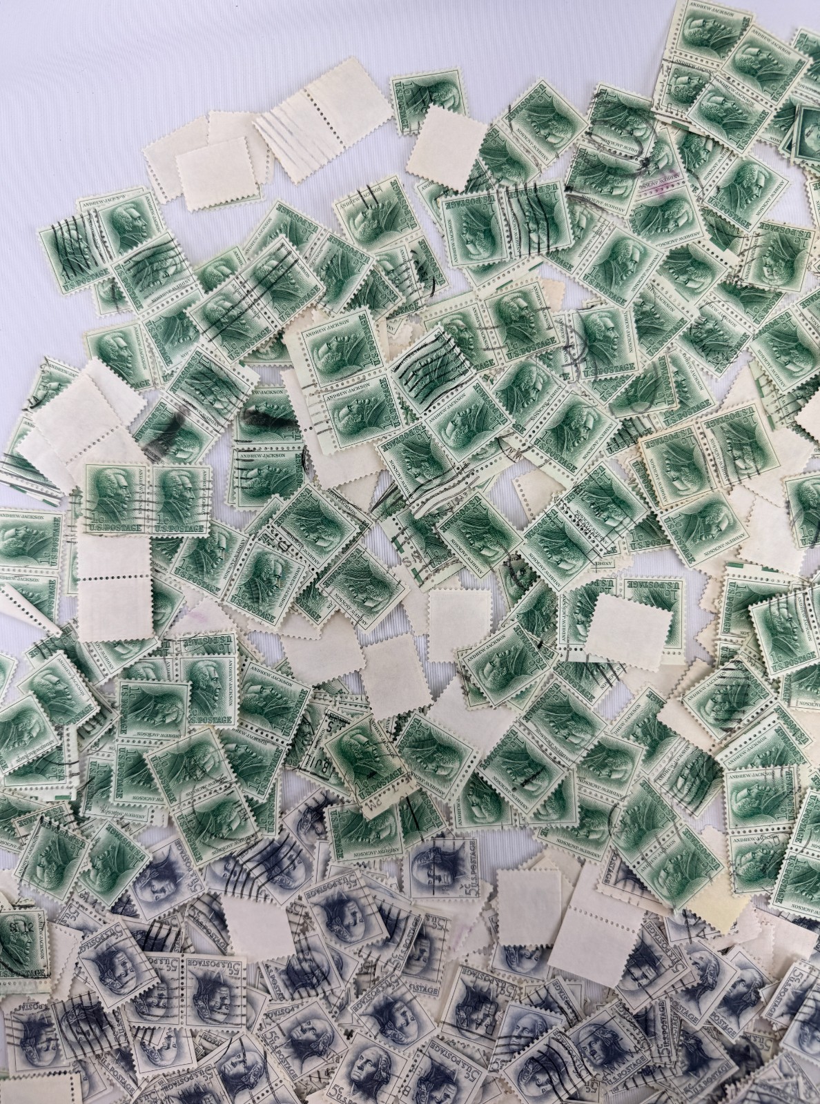 Cancelled Vintage US Large Presidential Definitive Stamp Lot