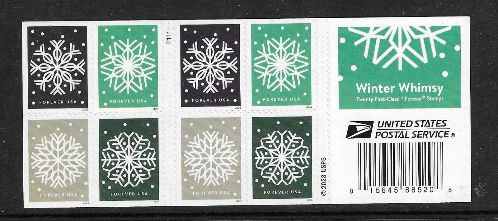 USA SC # 5951b Winter Whimsy / Complete . MNH