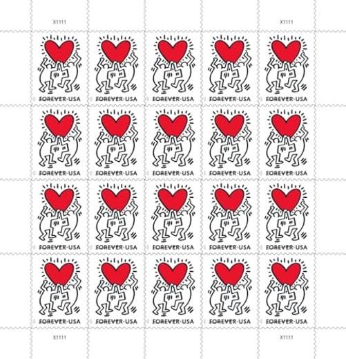 Love 2025 Postage Stamps (Sheet of 20) 20 Stamps