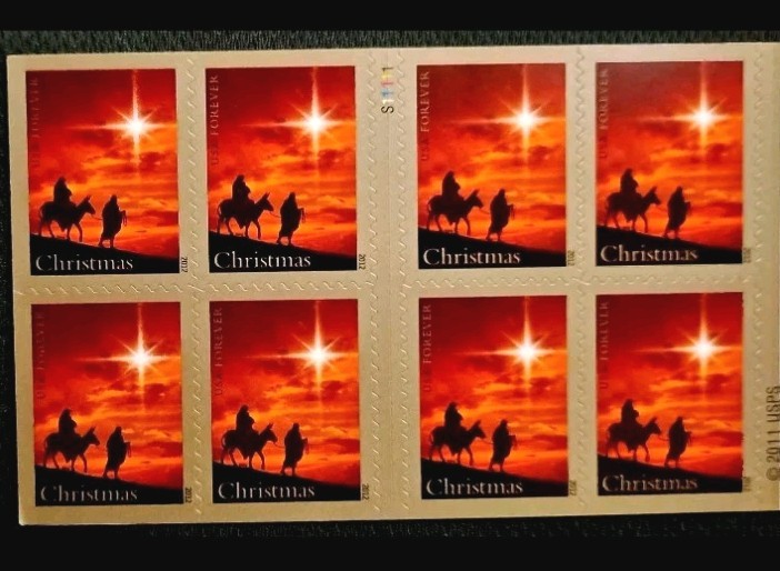 60 FOREVER STAMPS USPS 3 Booklets CHRISTMAS Cards