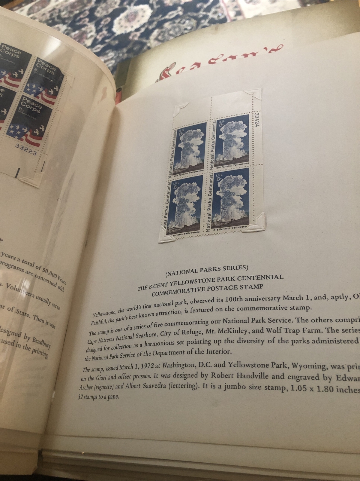 Happy holidays 1972 US stamps summary rare postmaster stamp collection Gift Rare