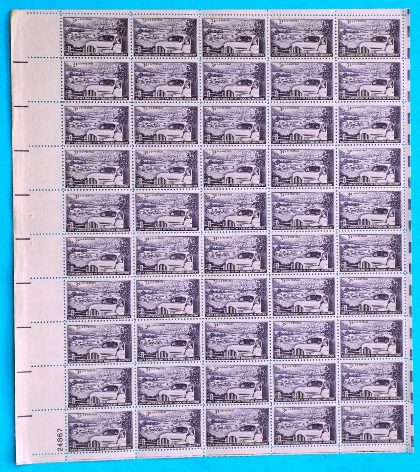 US Postage Stamps Face Value $45+ Unused Lot #125 Sheets Blocks Transportation