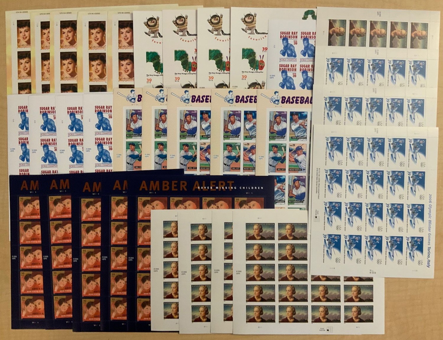 39¢ (78¢) Combo Postage Sheet Collection Face Value $249.60 – Stuart Katz