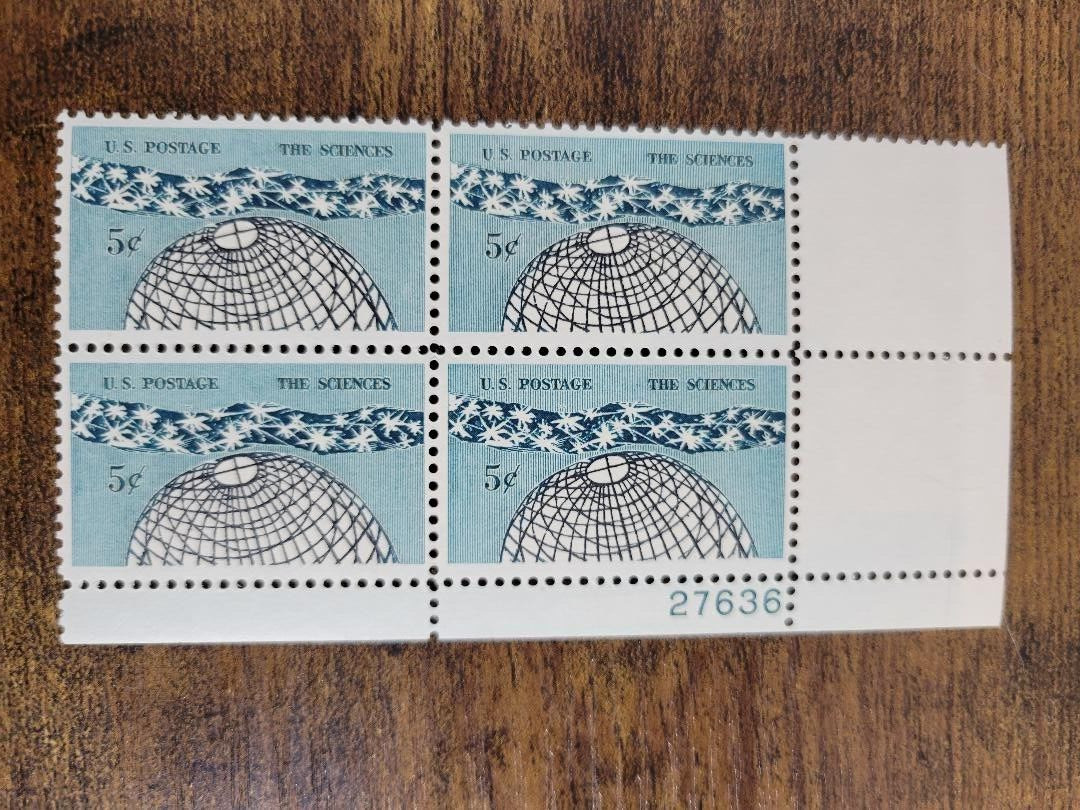 USPS The Sciences 5 Cent Stamps