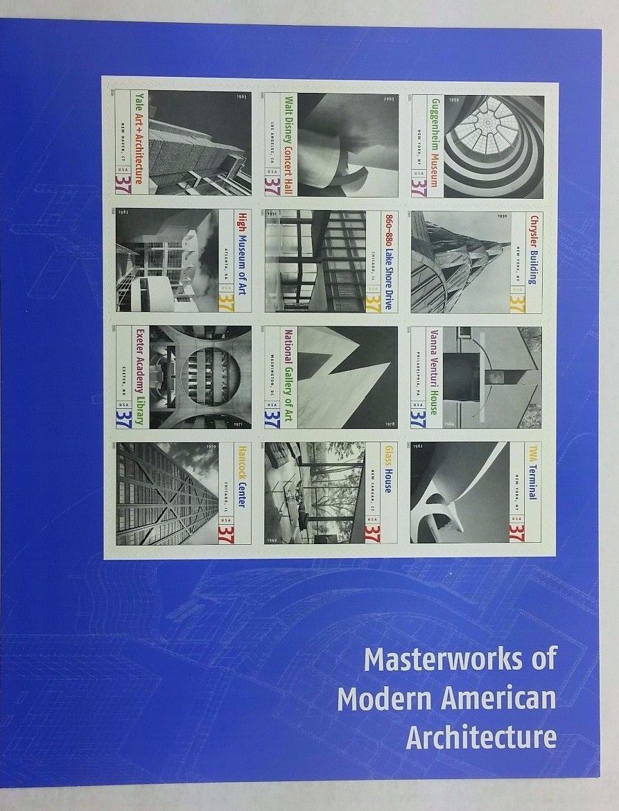 Masterworks of Modern American Architecture #3910 MNH