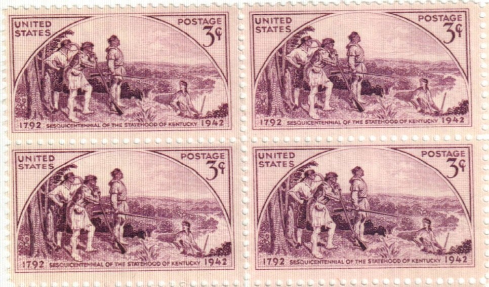 United States 3¢ Kentucky Statehood Postage Stamp #904 x 100 Singles