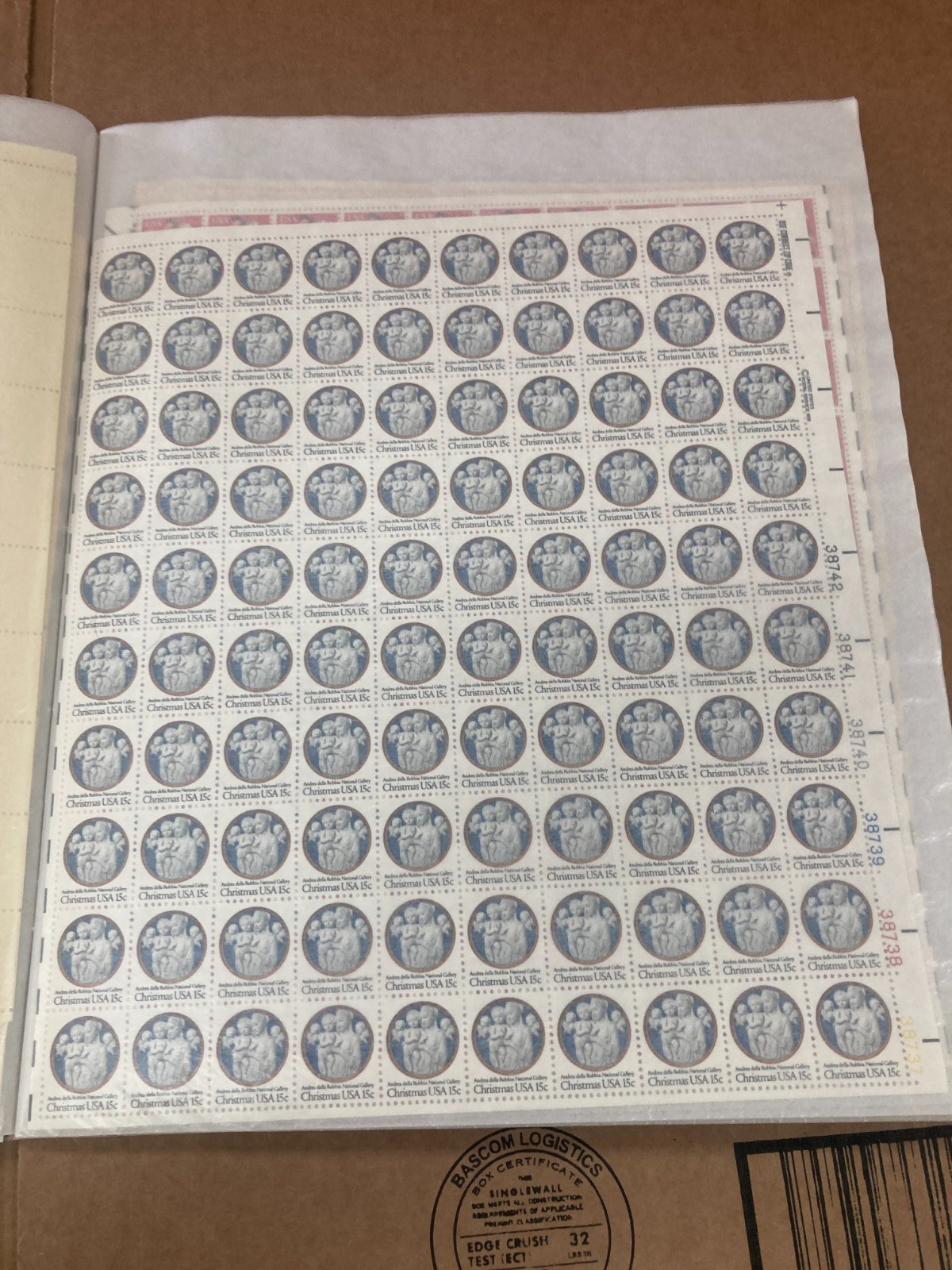 KAPPYS STAMPS DISCOUNT POSTAGE MINT SHEETS MOSTLY 13c – 20c FACE $1172.30 POST23