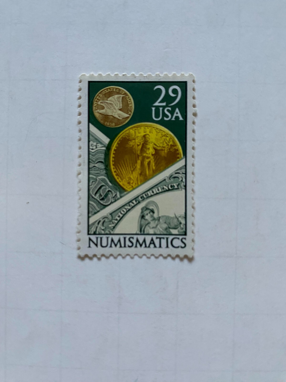 1 stamp : Vintage Stamps Numismatics 29-cent USPS Postal USA Collectible US NEW