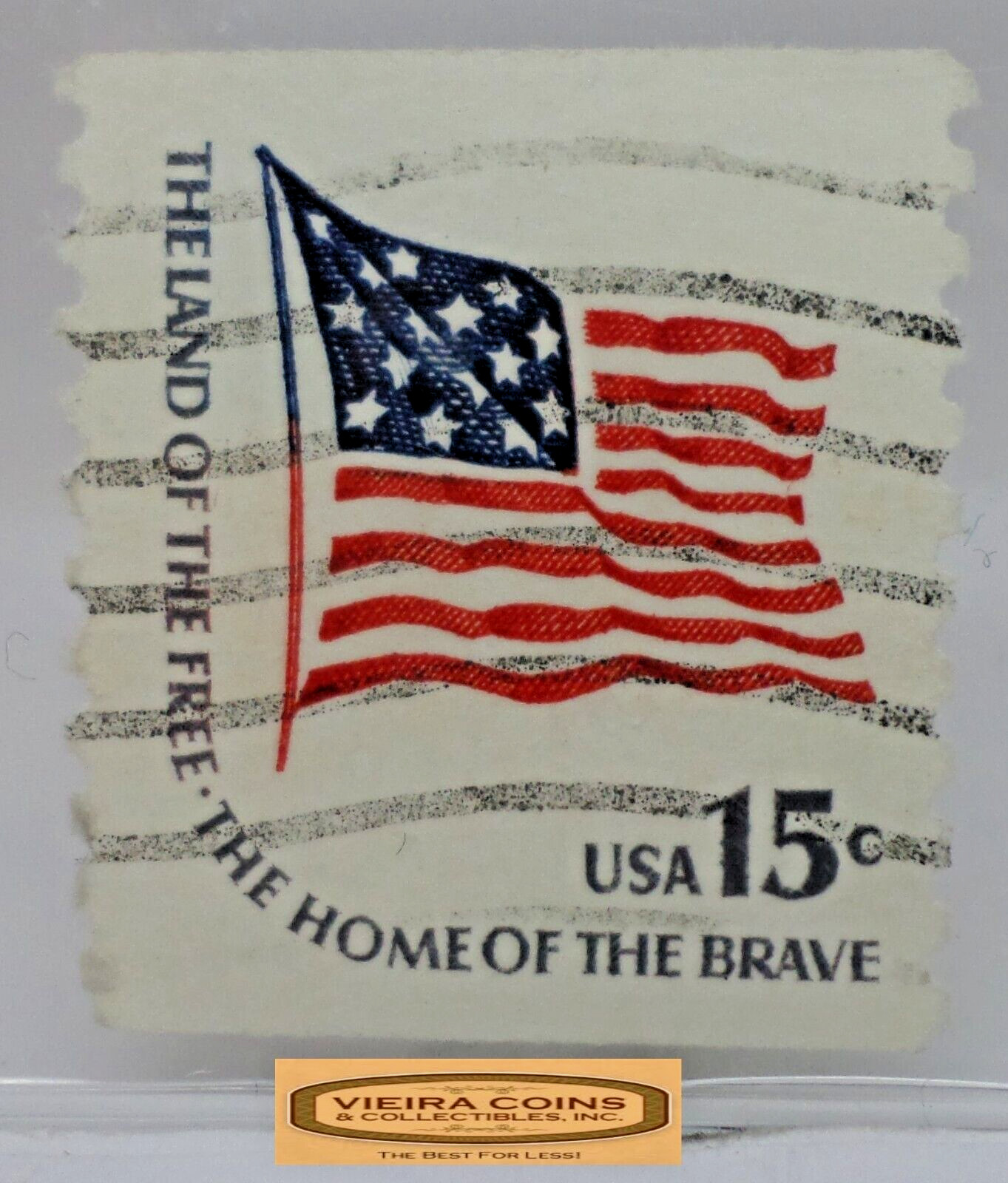 USA The Land of the Free The Home of the Brave 15 Cents Stamp – #S41474NQ