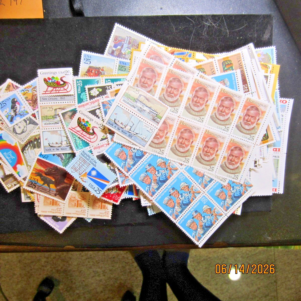 (1,000) TWENTY FIVE Cent Mint Postage Stamps* Buy At 55% Of Face Value *STK A