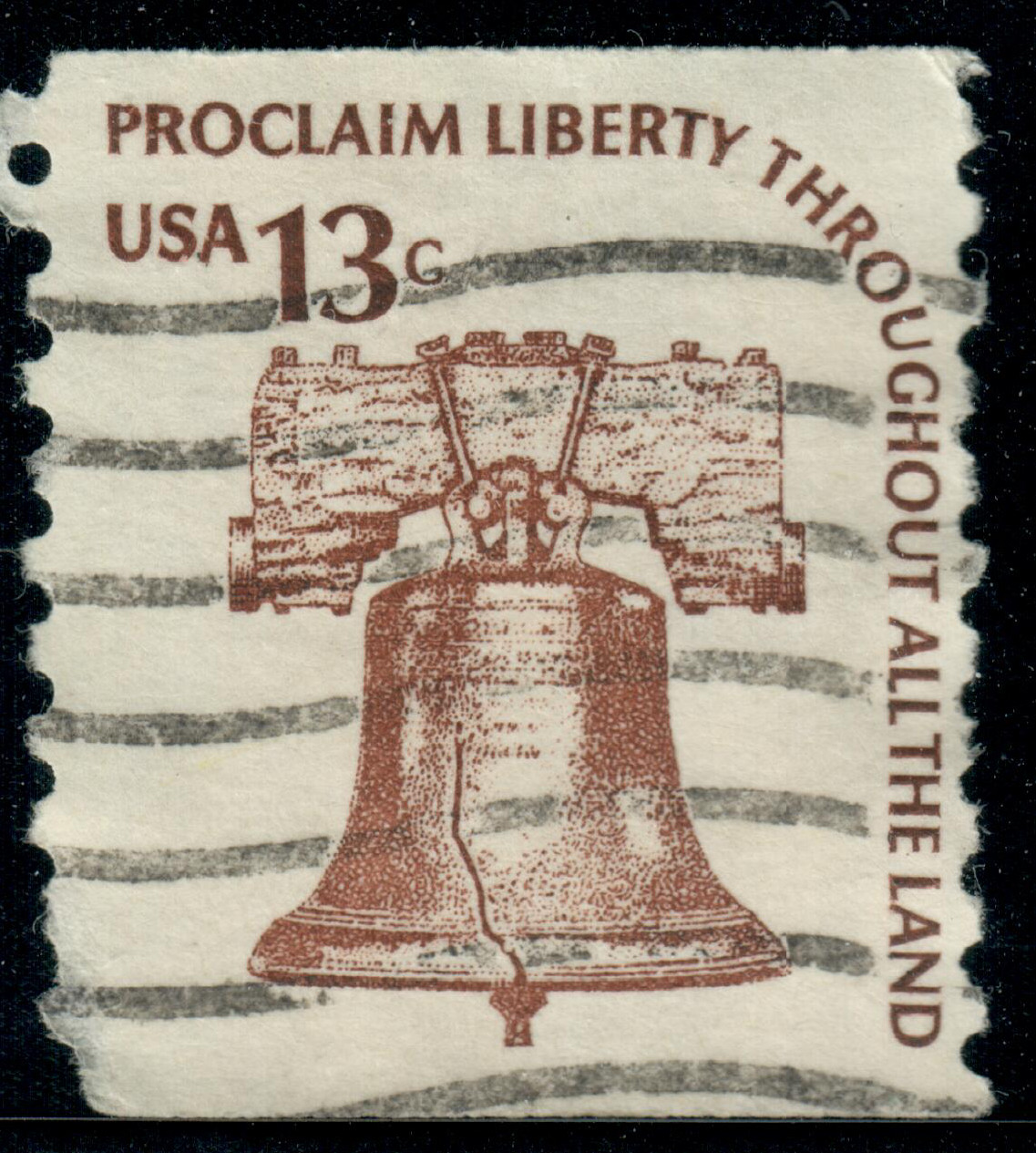 USA – 1975 – Americana Issue – Liberty Bell – Coil Stamp – 13¢ – #3585