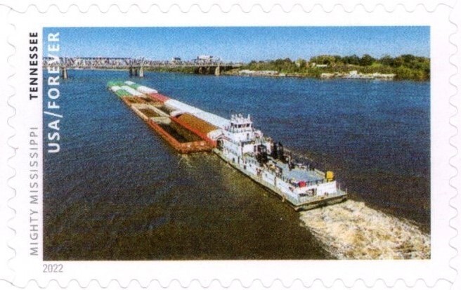 USA 2022 MIGHTY MISSISSIPPI TEN STAMPS SHEET SC 5698-5707 MNH