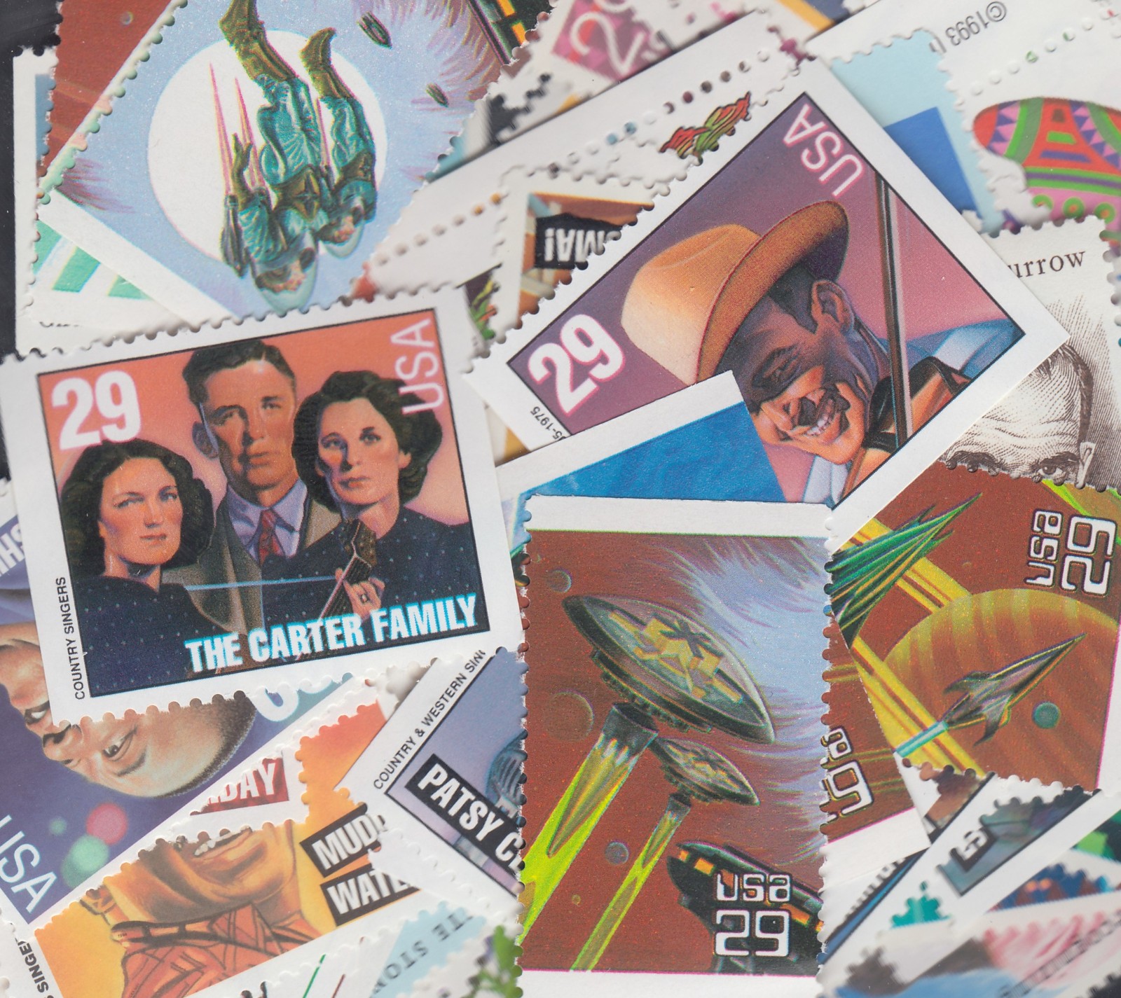 US Discount Bulk Postage – $290 Worth of 29 Cent Stamps, 1000 Stamps Below Face!