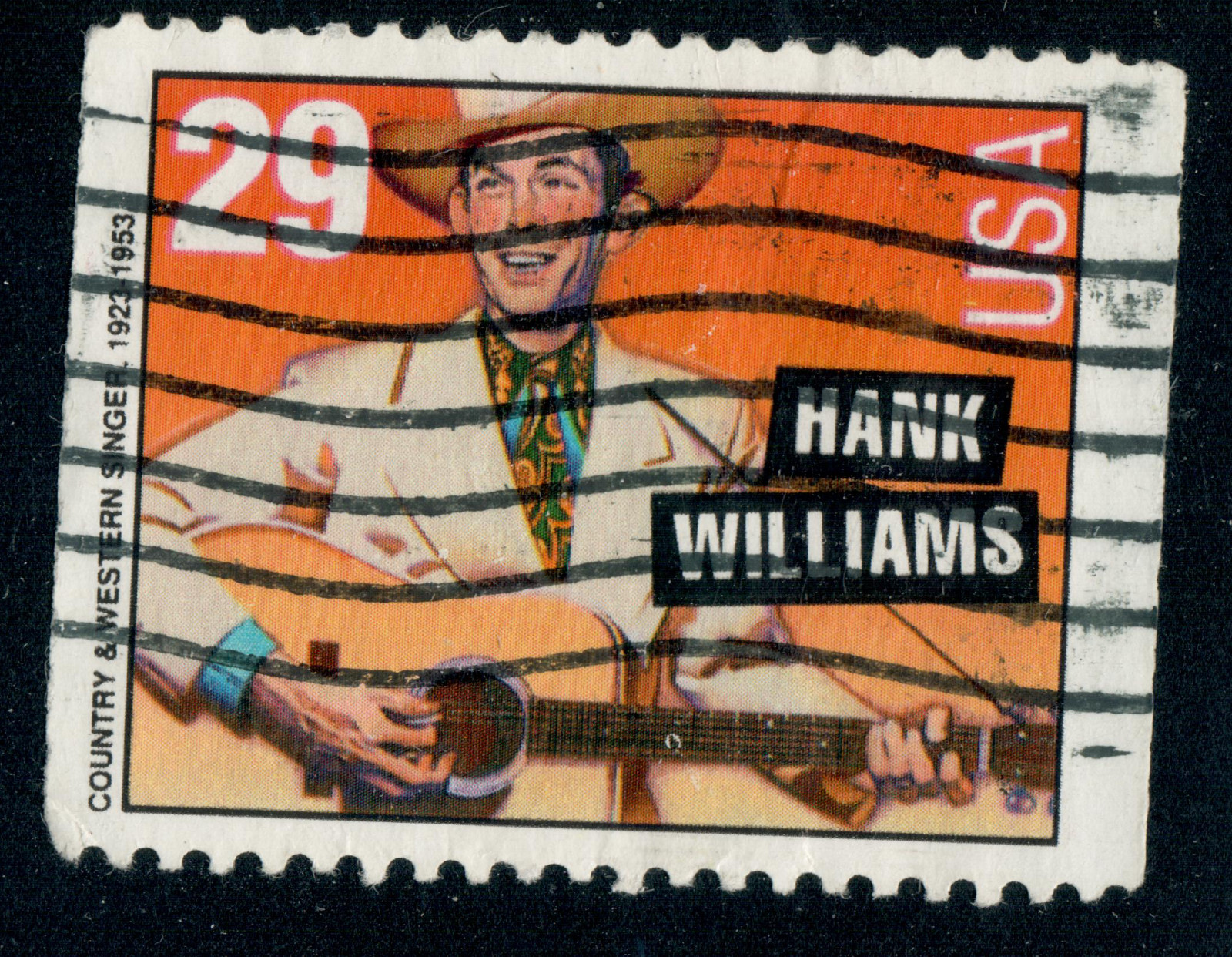 USA – 1993 – Legends of American Music – Hank Willams – 29¢ – #3788