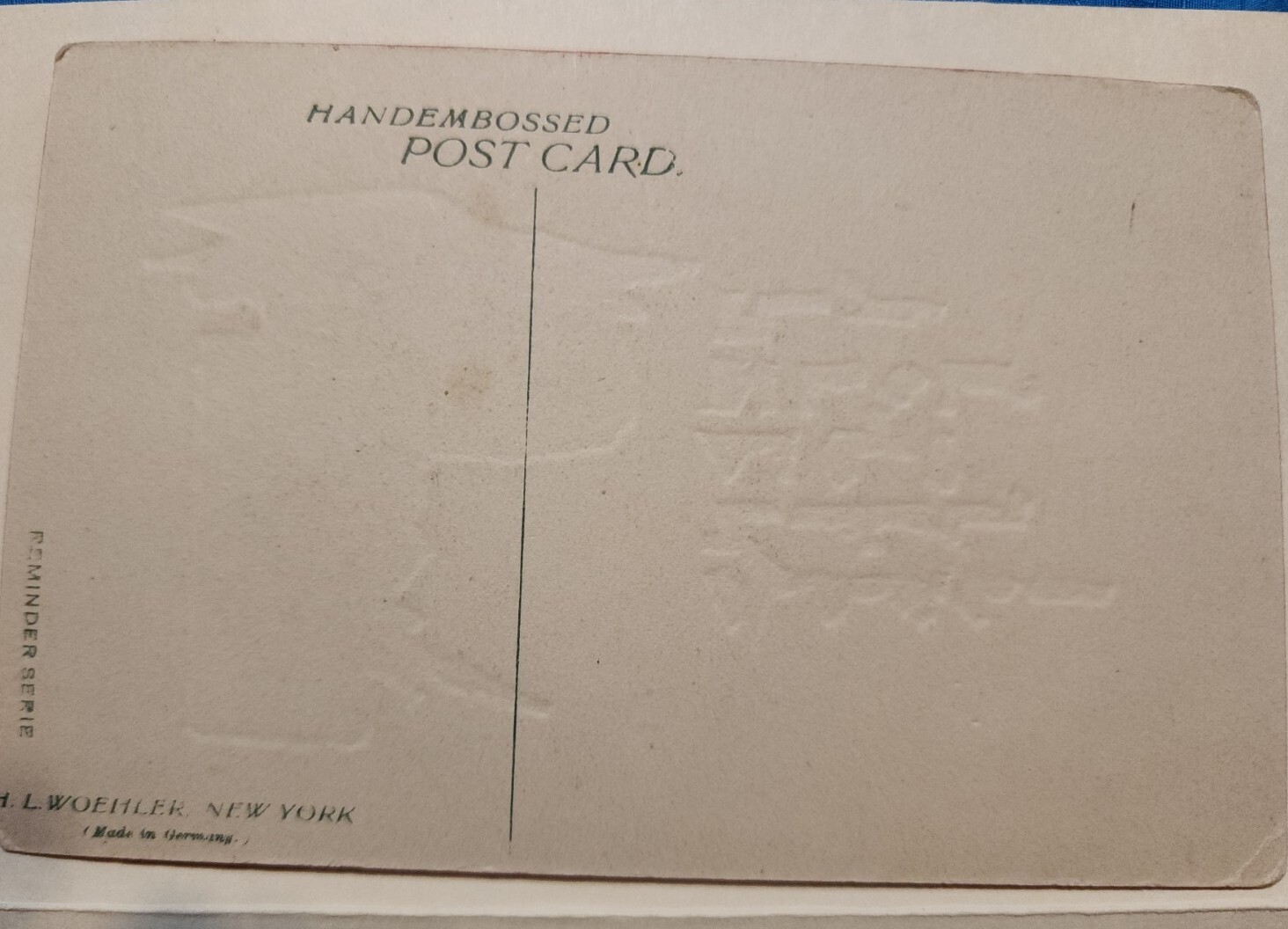 Benjamin Franklin Stamp 1 Cent Green 1902 – 1910 on Antique Postcard Rare +2 PC