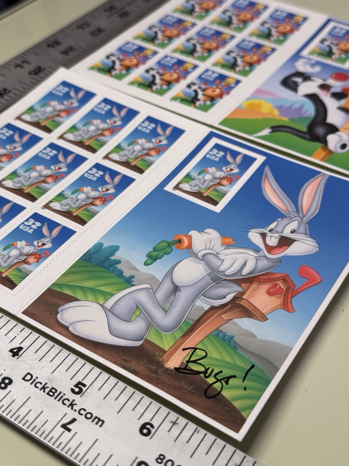 1996 BUGS BUNNY 1997 SYLVESTER TWEETY BIRD 32c Postage STAMPS 10pc Sheet X 2