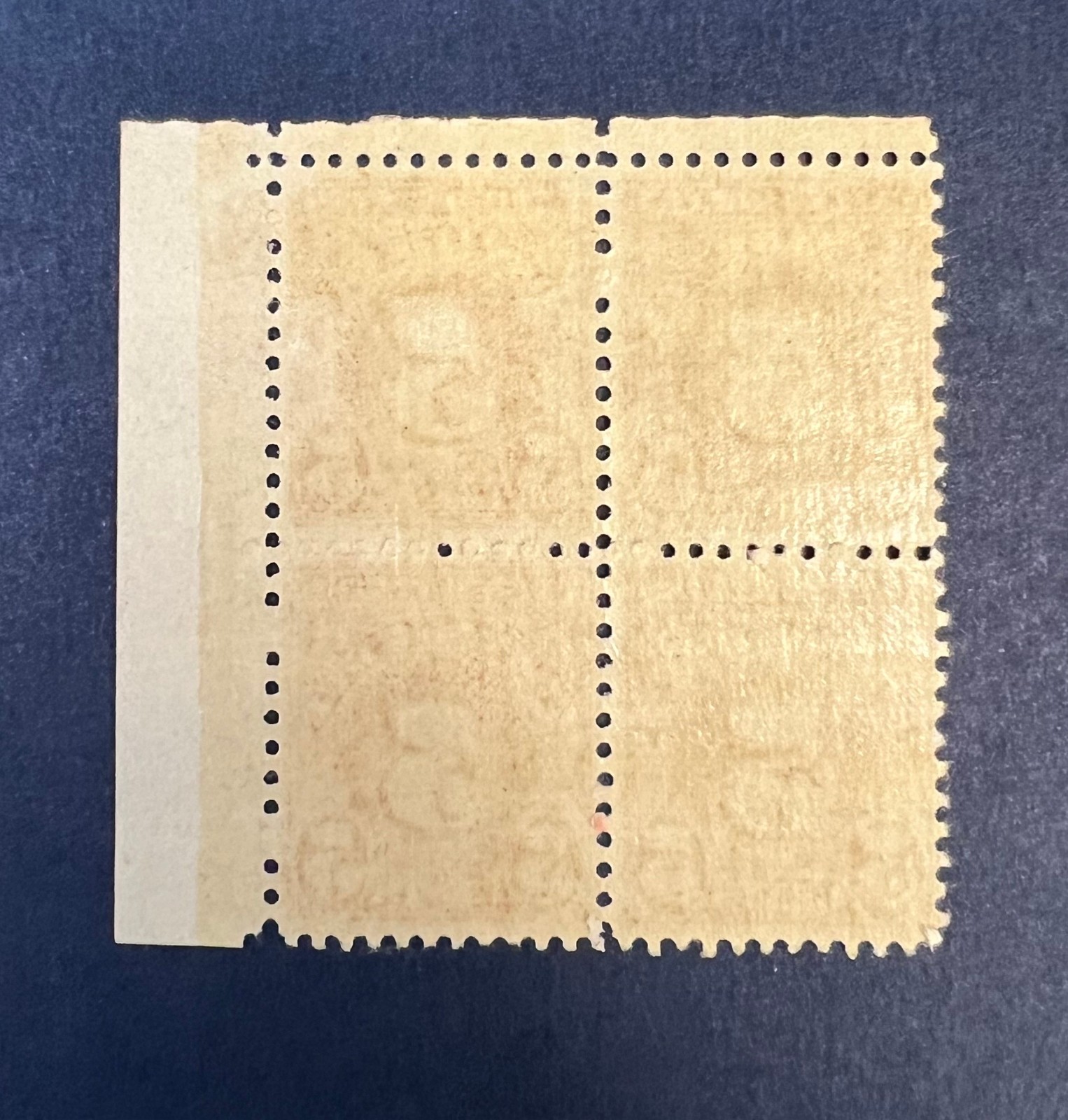 Postage Due Plate Block of 4, J83 Mint NH/H OG 5 cent