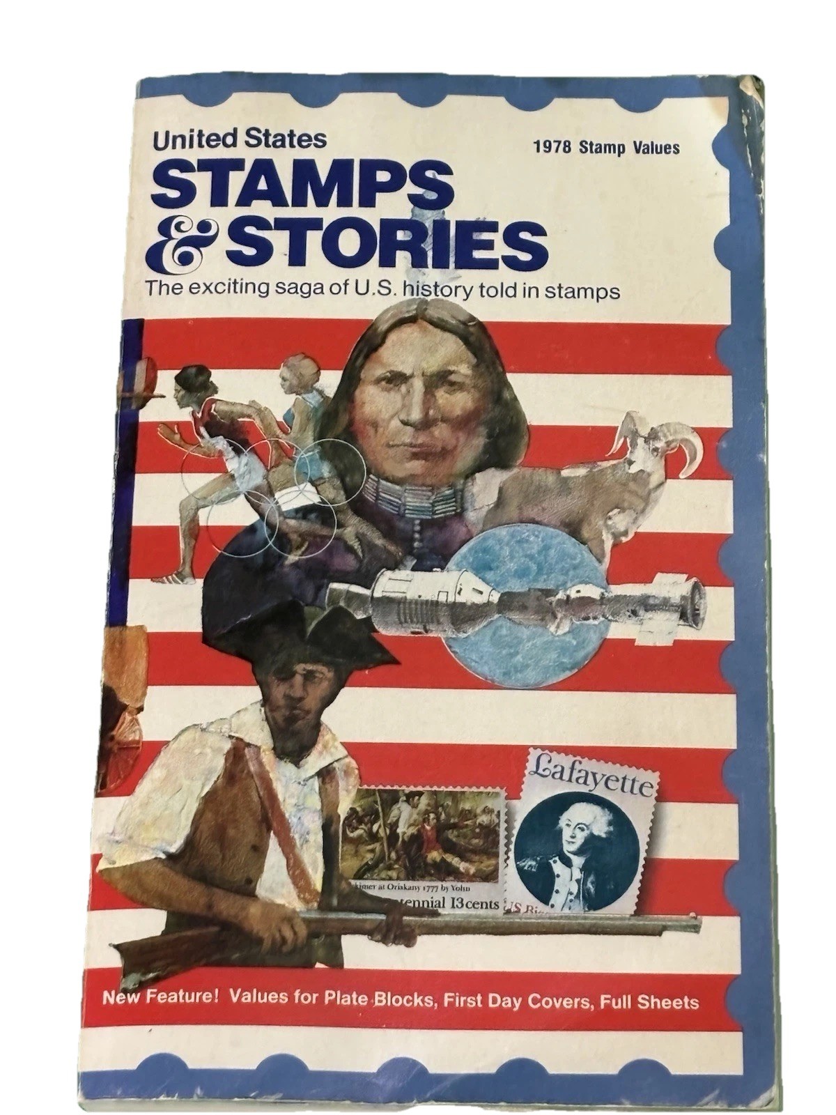 U S Stamp Book,”STAMPS AND STORIES The Exciting Saga US History Told In Stamps”