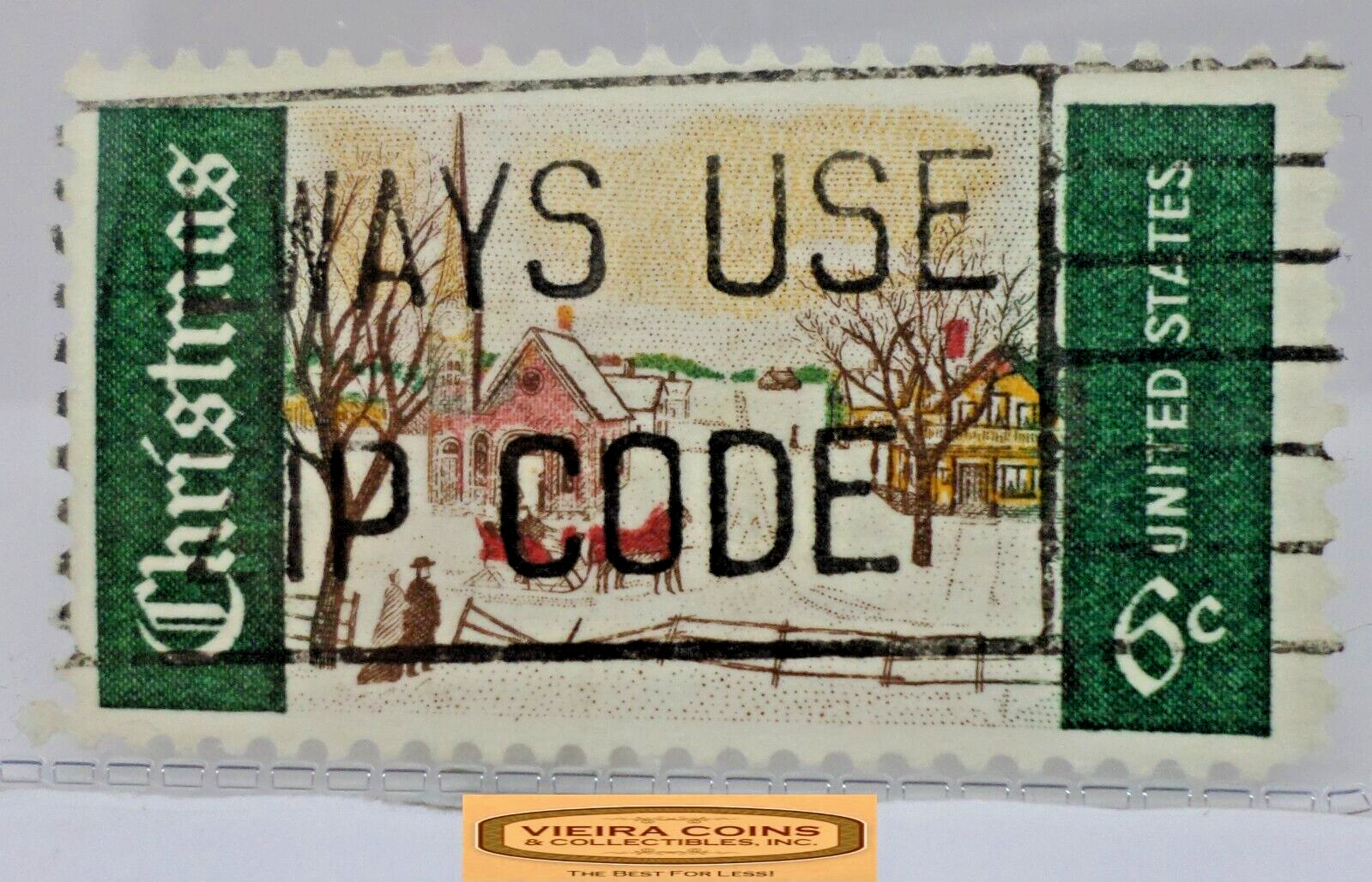 USA Christmas 6 Cents Stamp – #S41483NQ