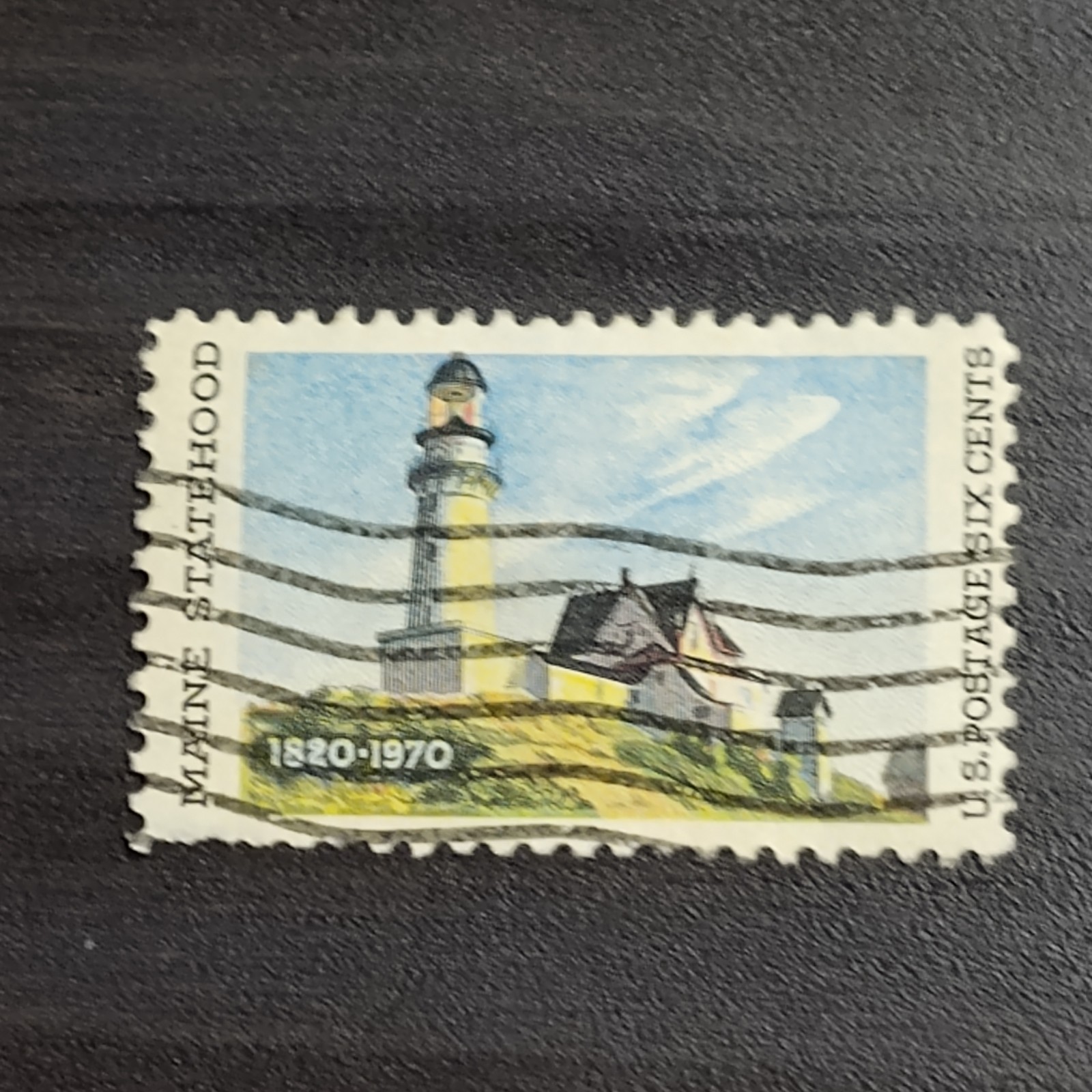 1970: 6 Cents, Maine Statehood, Scott #1391 – Vintage USA Stamp